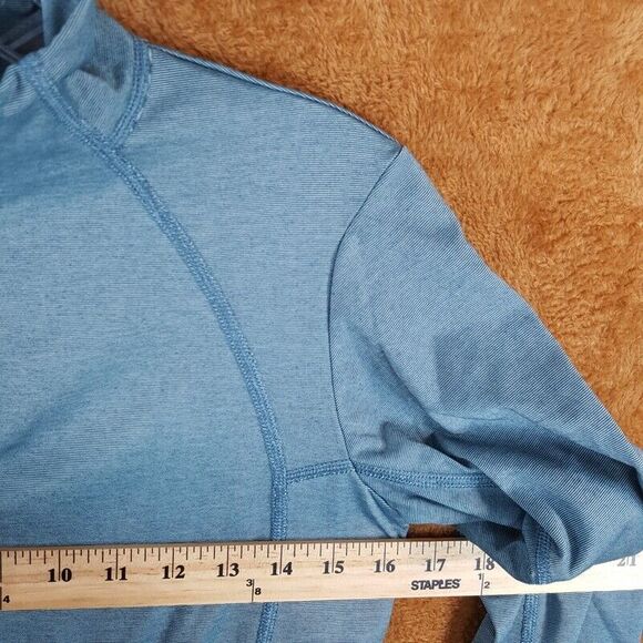 COLUMBIA Womens Top XS Blue 1/4 Zip Pullover Titanium Activewear Stretch - Picture 5 of 7